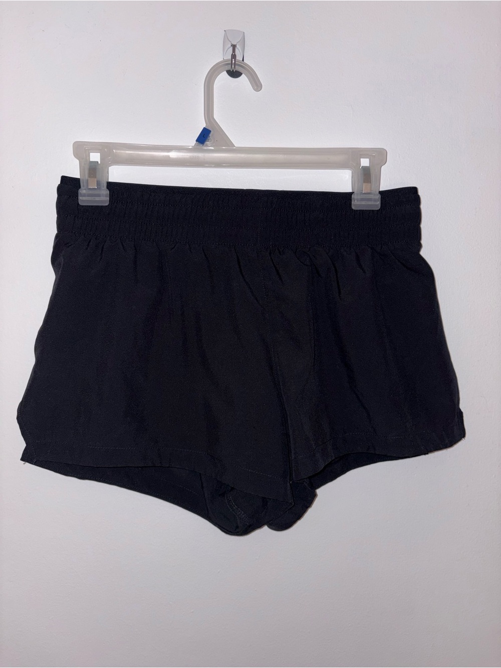 Fabletics Black Athletic Elastic-Waist Shorts